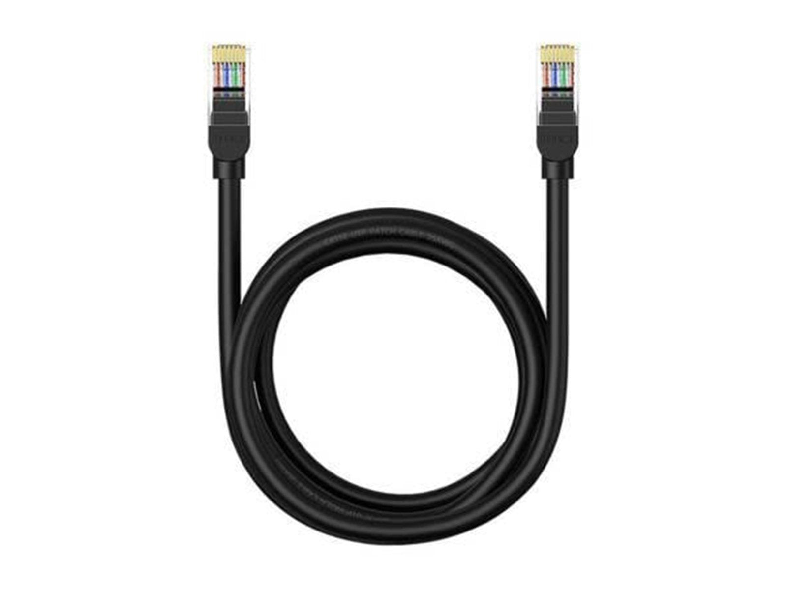 Baseus Ethernet CAT5 2m network cable (black) - Schwarz - 2 meter