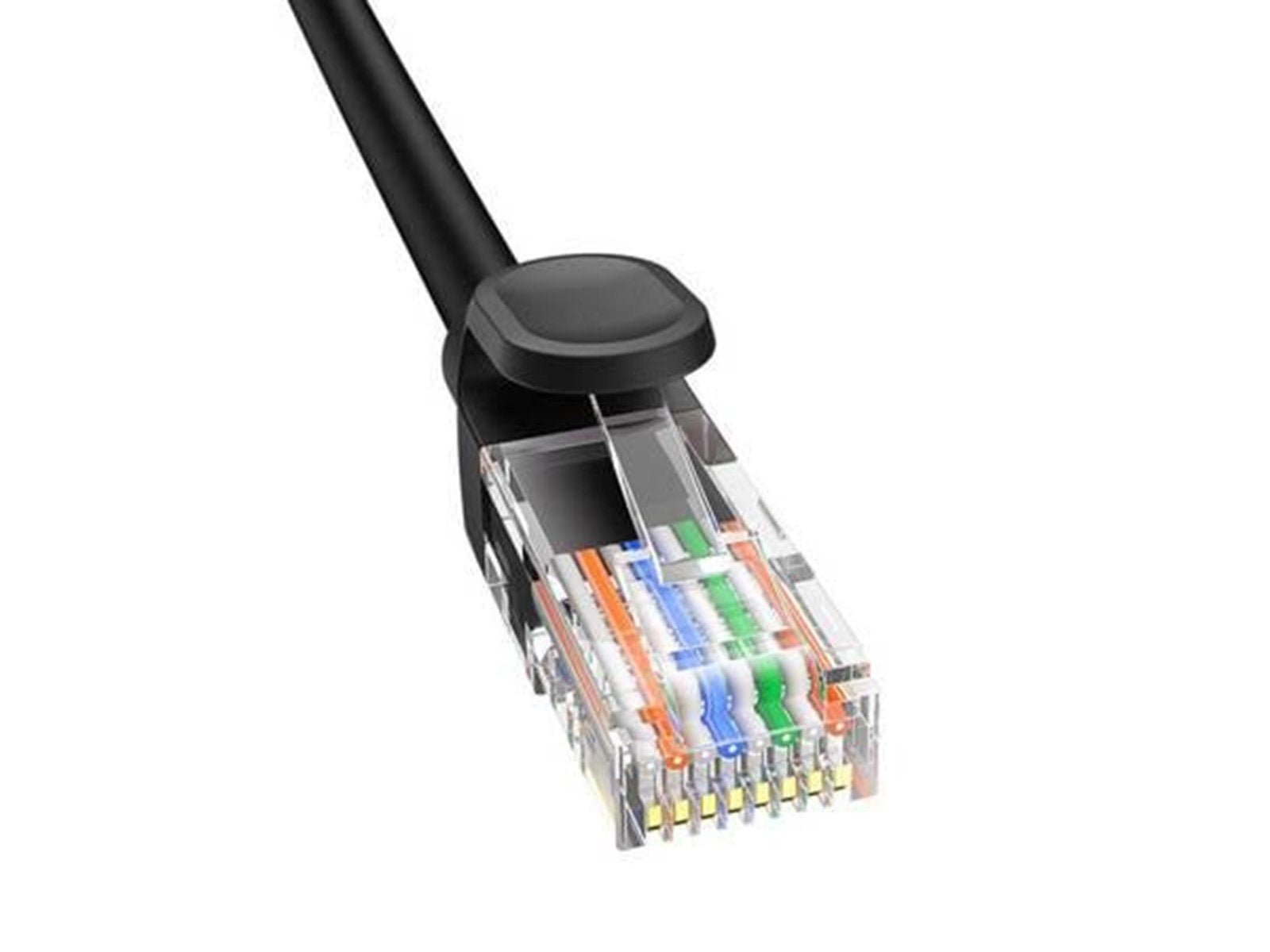 Baseus Ethernet CAT5 2m network cable (black) - Schwarz - 2 meter