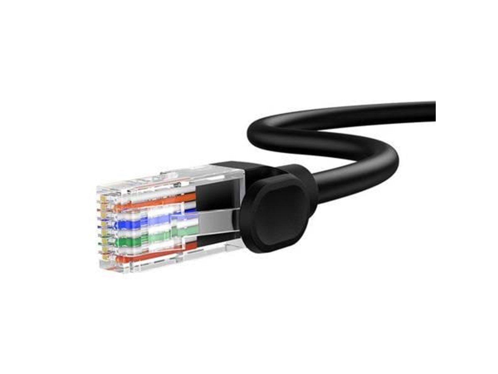 Baseus Ethernet CAT5 2m network cable (black) - Schwarz - 2 meter