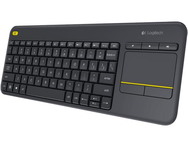 Logitech K400 Plus schwarz Wireless Touch Tastatur