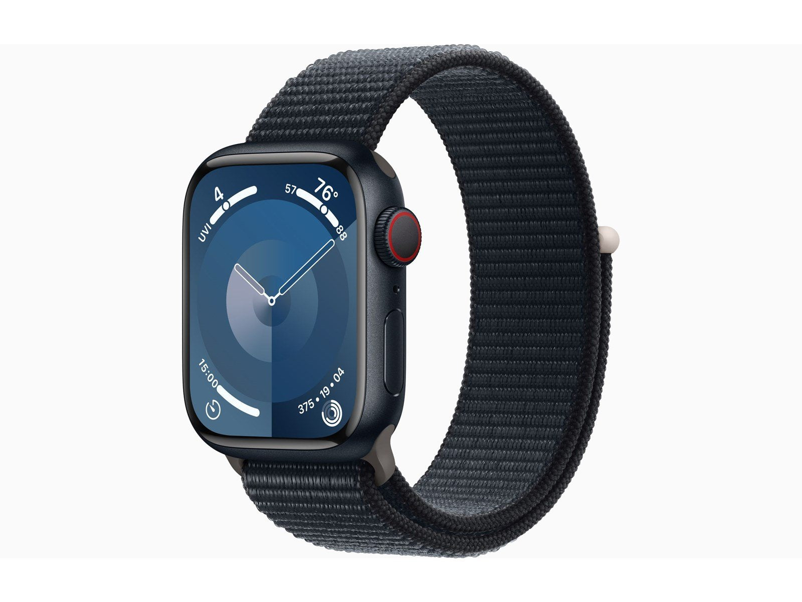 Apple Watch Series 9 GPS + Cellular 41mm - Midnight Aluminium Case with Midnight Sport Loop