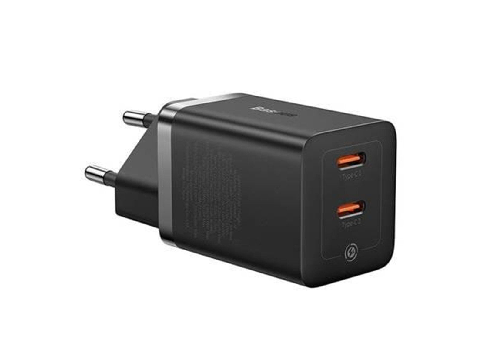 Baseus 40W 2xUSB-C Wall Charger GaN5 - Black