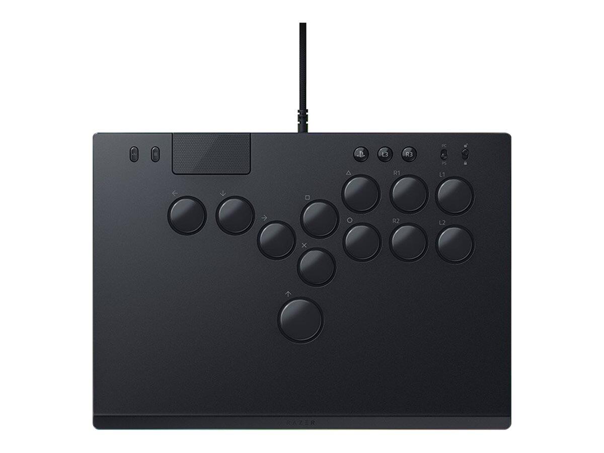 Razer Kitsune Optischer All-Button-Arcade-Controller für PS5 und PC, schwarz