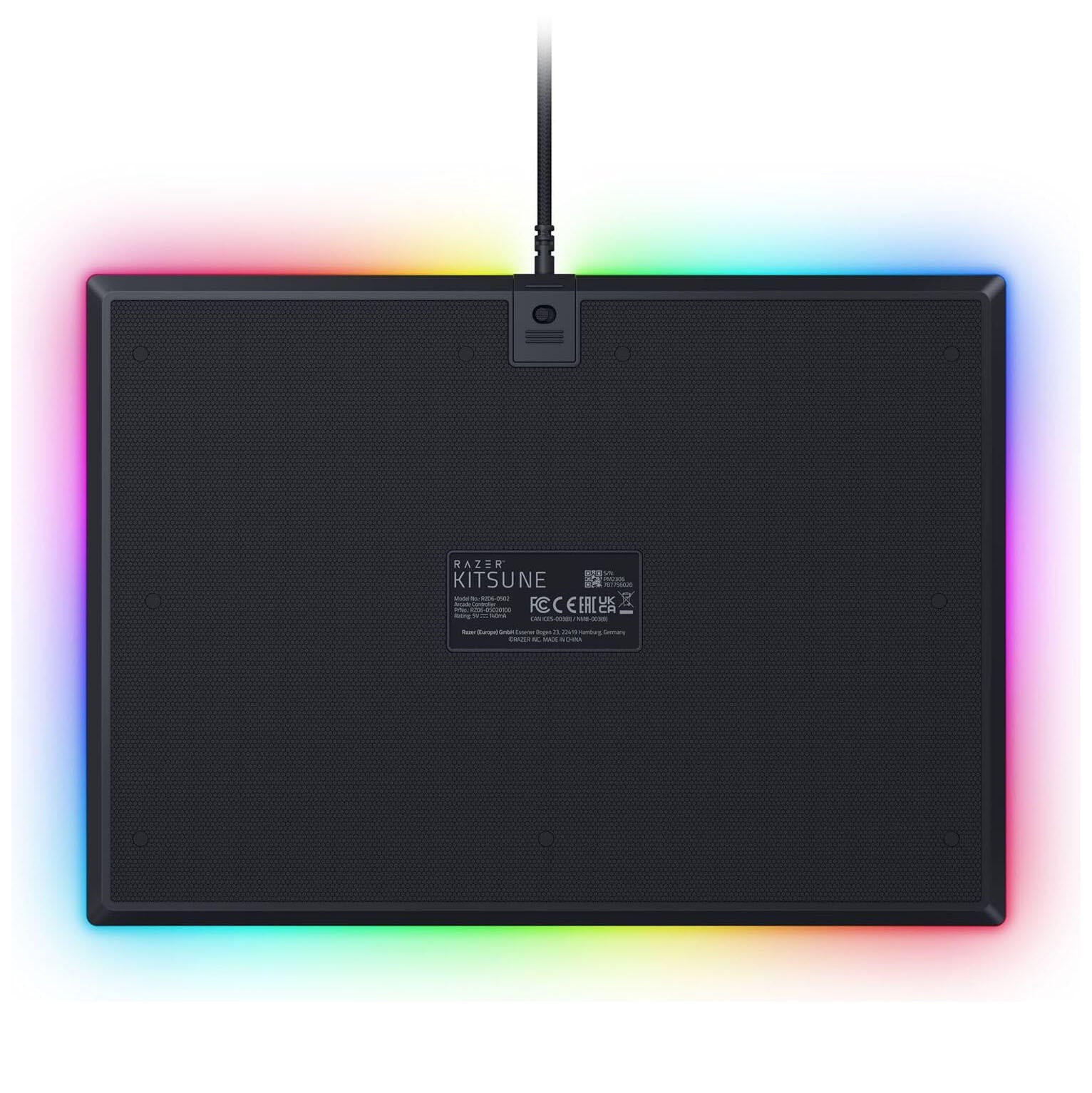 Razer Kitsune Optischer All-Button-Arcade-Controller für PS5 und PC, schwarz