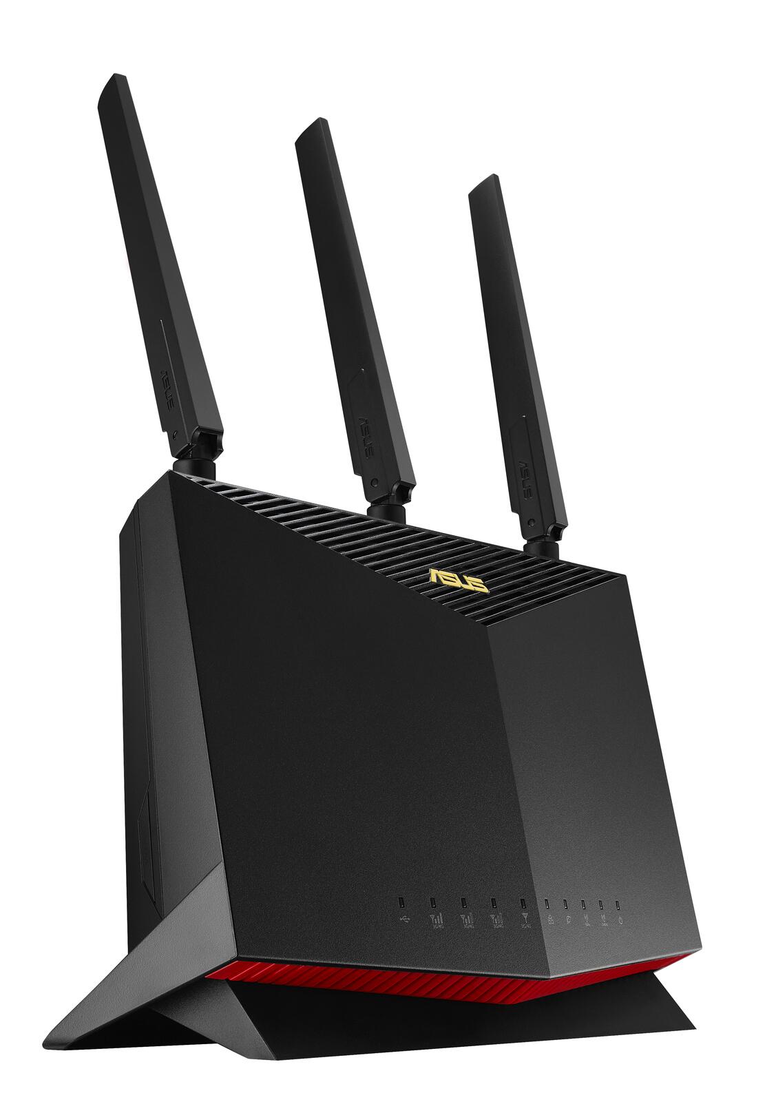 ASUS 4G-AC86U Cat. 12 600 Mbit/s Dual-Band AC2600 LTE Modem Router (unterstützt Gastzugang mit Captive Portal, Lifetime