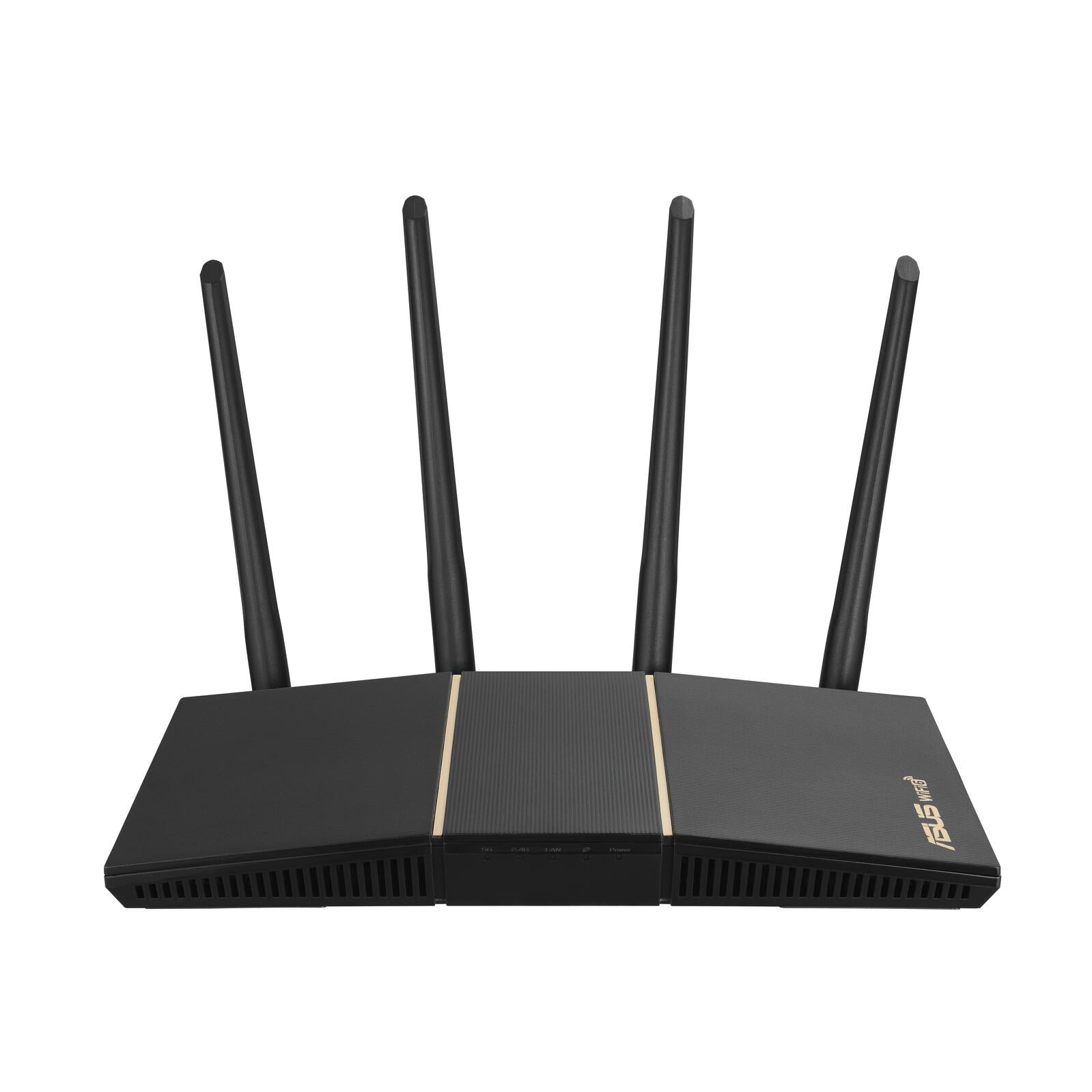 ASUS RT-AX57 AX3000 AiMesh Dual Band WLAN kombinierbarer Router (Tethering als 4G und 5G Router-Ersatz, WiFi 6, 1024-QAM