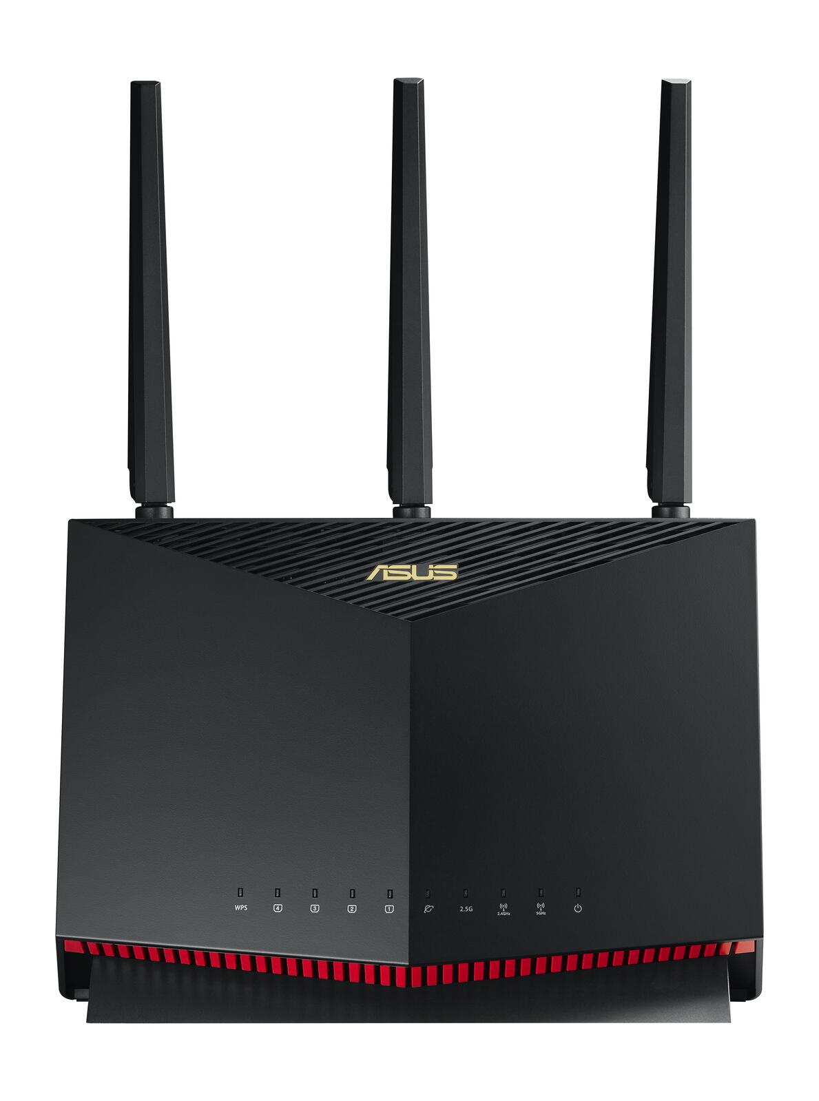 ASUS RT-AX86U Pro AX5700 AiMesh Dual Band WiFi 6 Gaming kombinierbarer Router (Tethering als 4G und 5G Router-Ersatz, PS