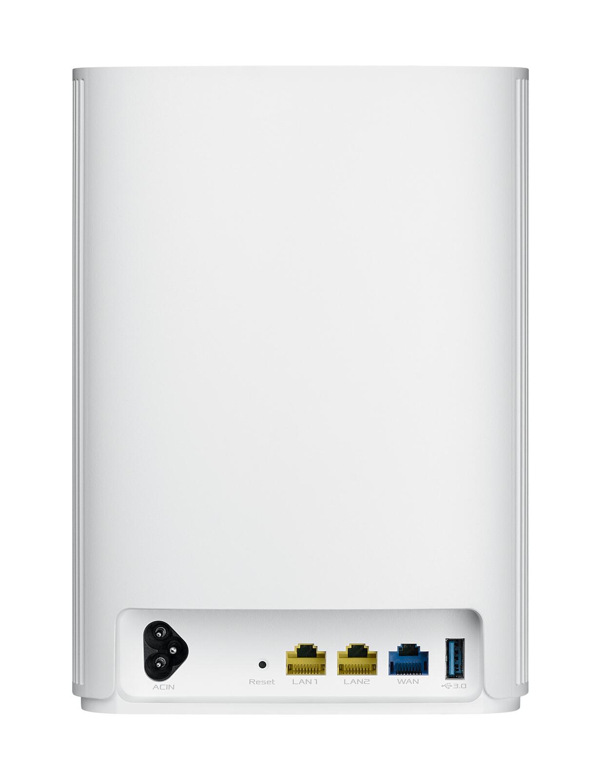ZenWiFi AX Hybrid (XP4) AX1800 + Powerline 2er Set Weiß kombinierbarer Router (Tethering als 4G und 5G Router-Ersatz, AX