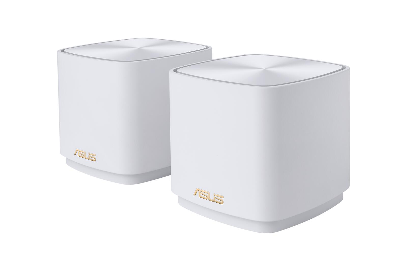 ASUS ZenWiFi XD5 AX3000 2er Set Weiß kombinierbarer Router (Whole-Home Mesh WiFi 6 System, Abdeckung von bis zu 325m², 1