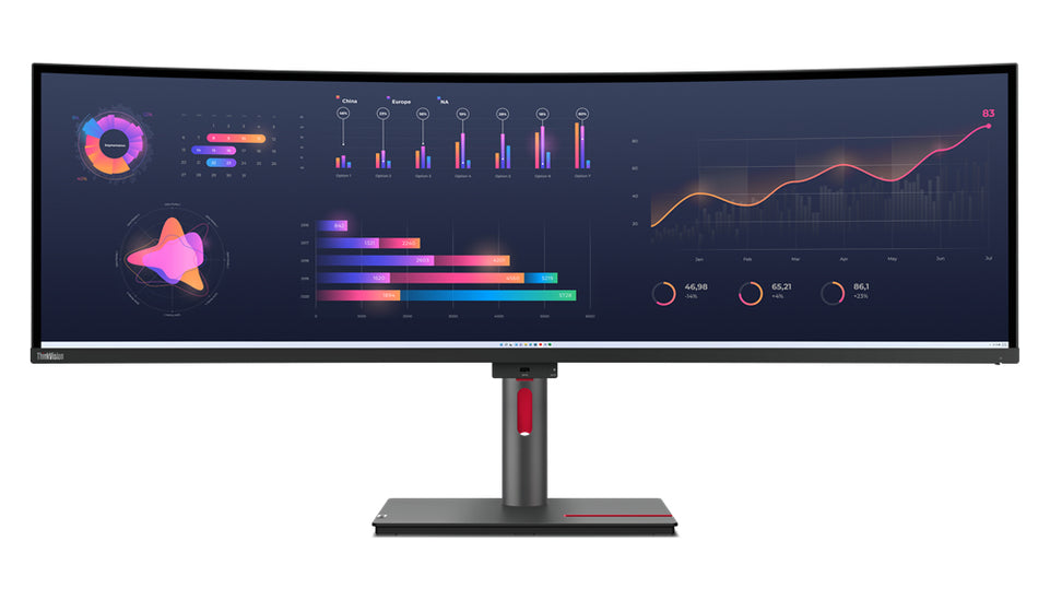 Lenovo ThinkVision P49w-30  (49")   DQHD HDMI/DP/USB-C/DOC