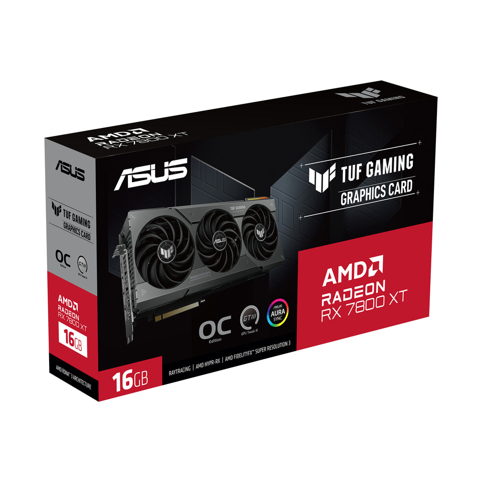 ASUS TUF-RX7800XT-O16G-GAMING 16 Go GDDR6 HDMI DP