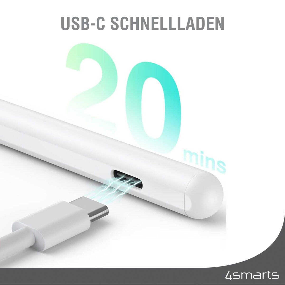4smarts Aktiver Eingabestift Pencil Pro 3 weiss