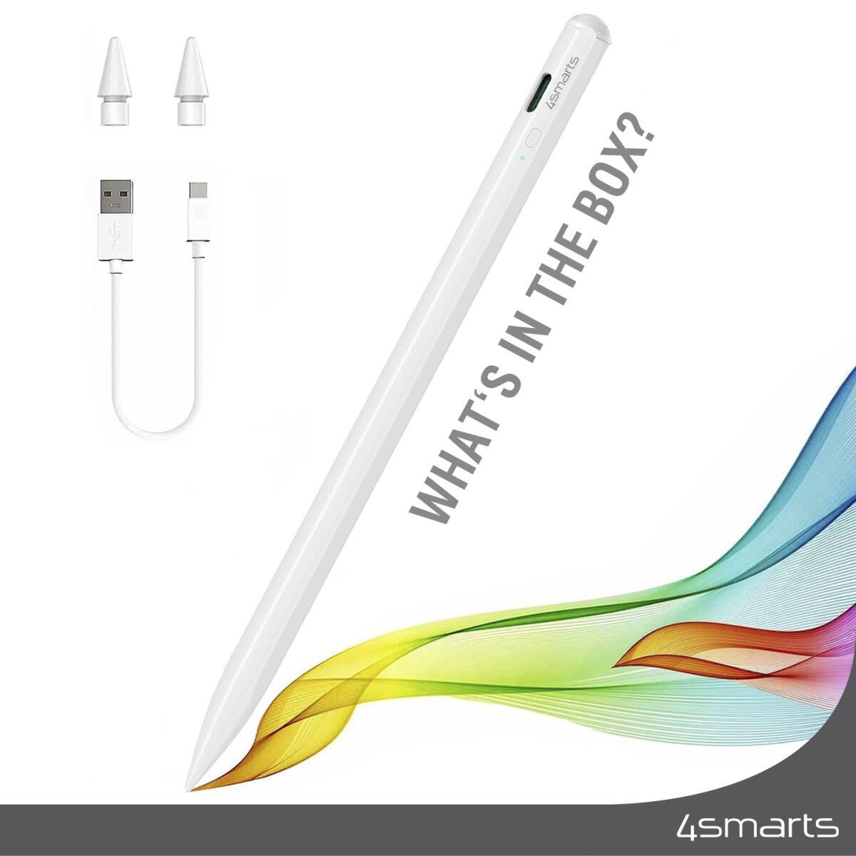 4smarts Aktiver Eingabestift Pencil Pro 3 weiss