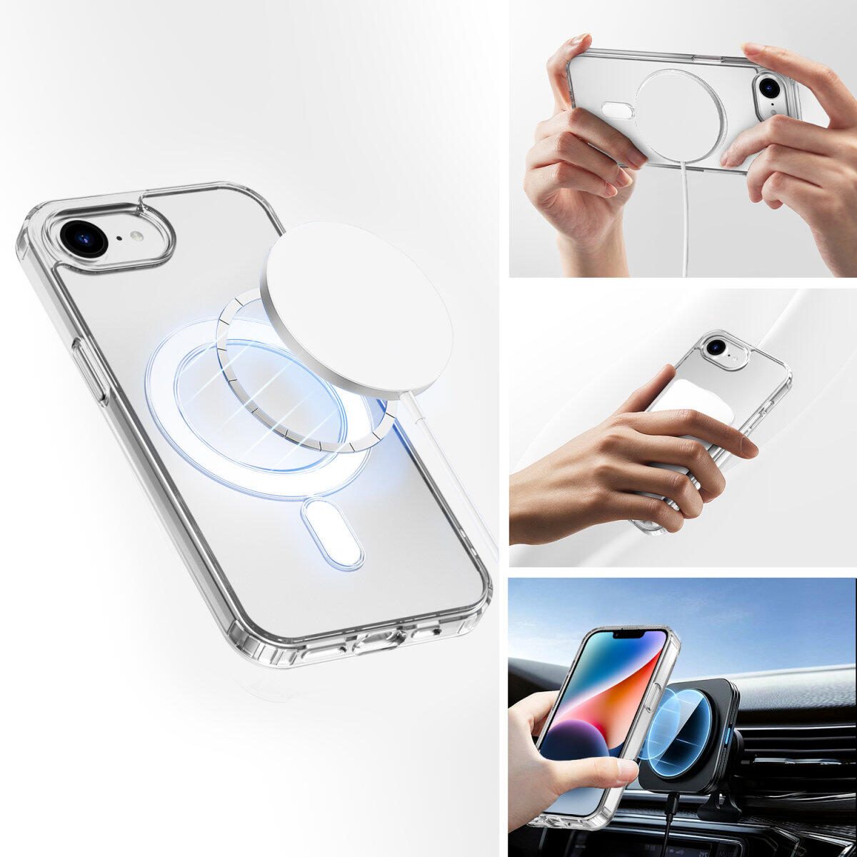 4smarts 3in1 Premium Starter Set für Apple iPhone 16e MagSafe-kompatibel