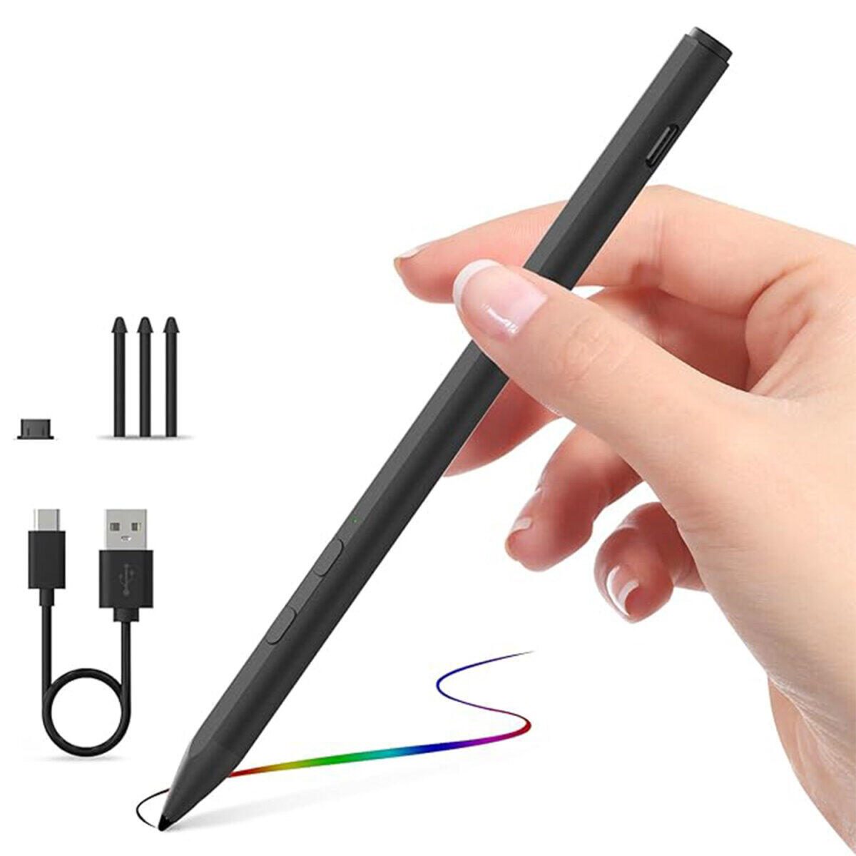 4smarts Aktiver Eingabestift MPP für Surface, schwarz