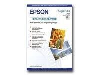 Epson Archival - Papier, matt - Super A3/B (330 x 483 mm) - 192 g/m2 - 50 Blatt - für Stylus Pro 11880, Pro 3880, Pro 48