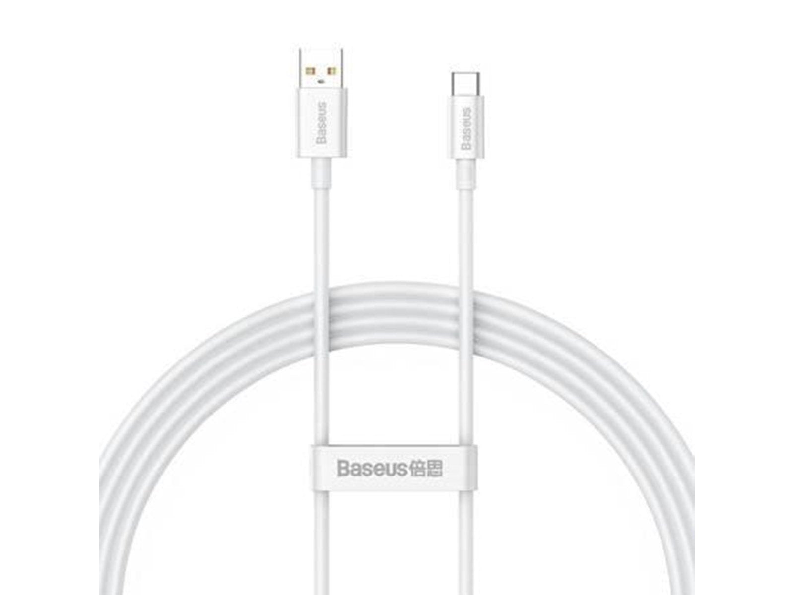 Baseus Cable USB do USB-C  Superior 100W 1.5m (white)