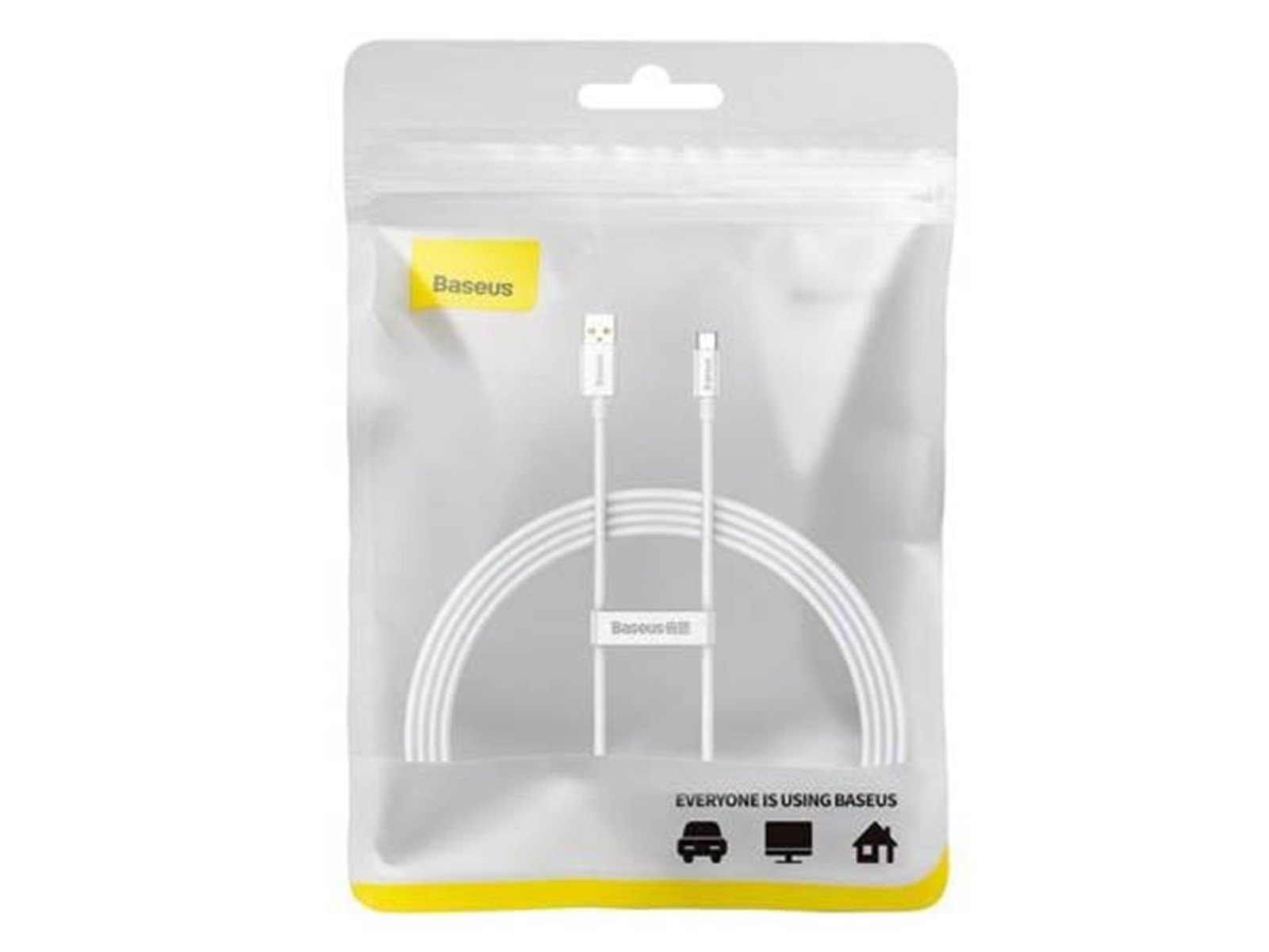 Baseus Cable USB do USB-C  Superior 100W 1.5m (white)