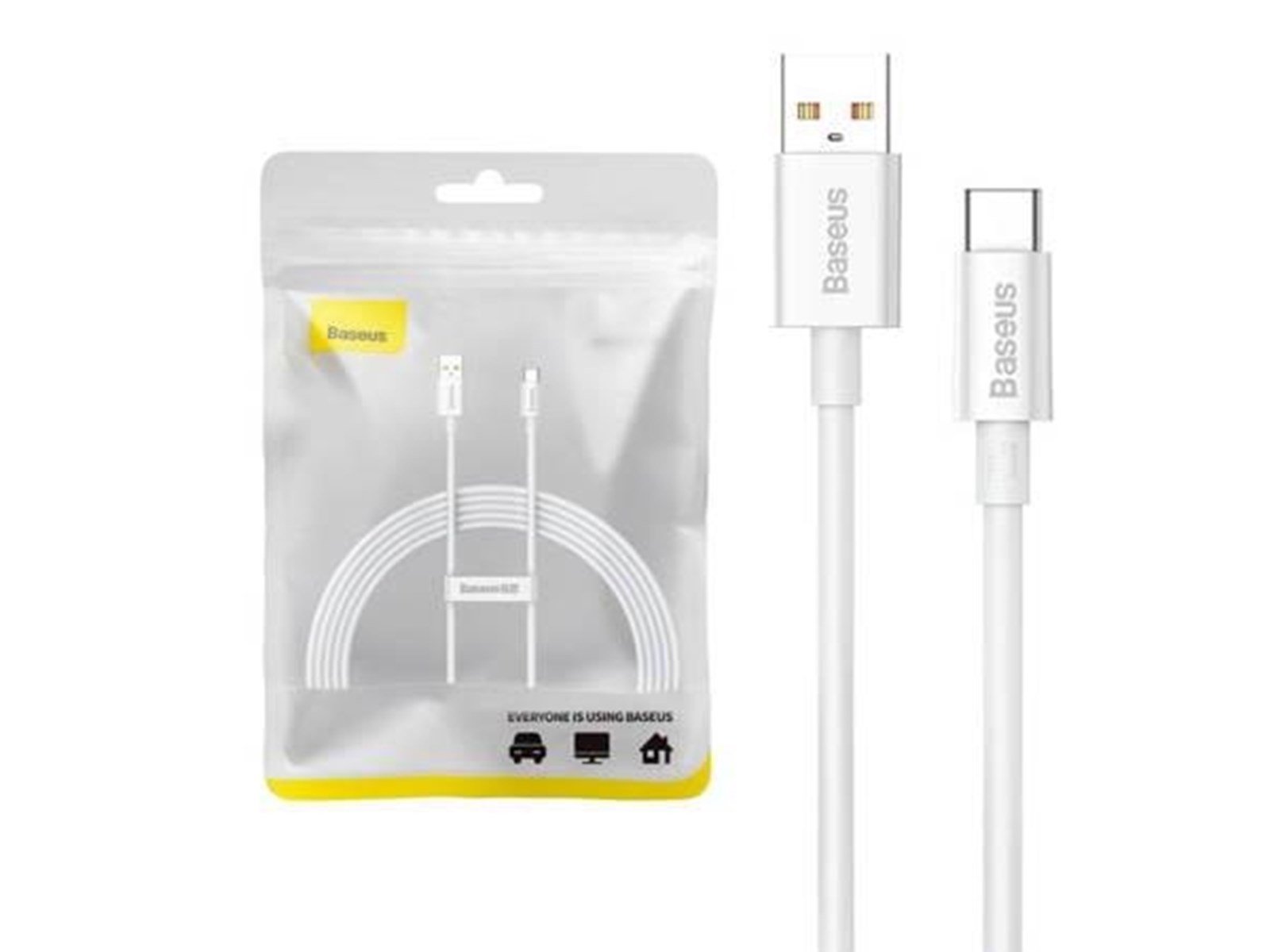 Baseus Cable USB do USB-C  Superior 100W 2m (white)