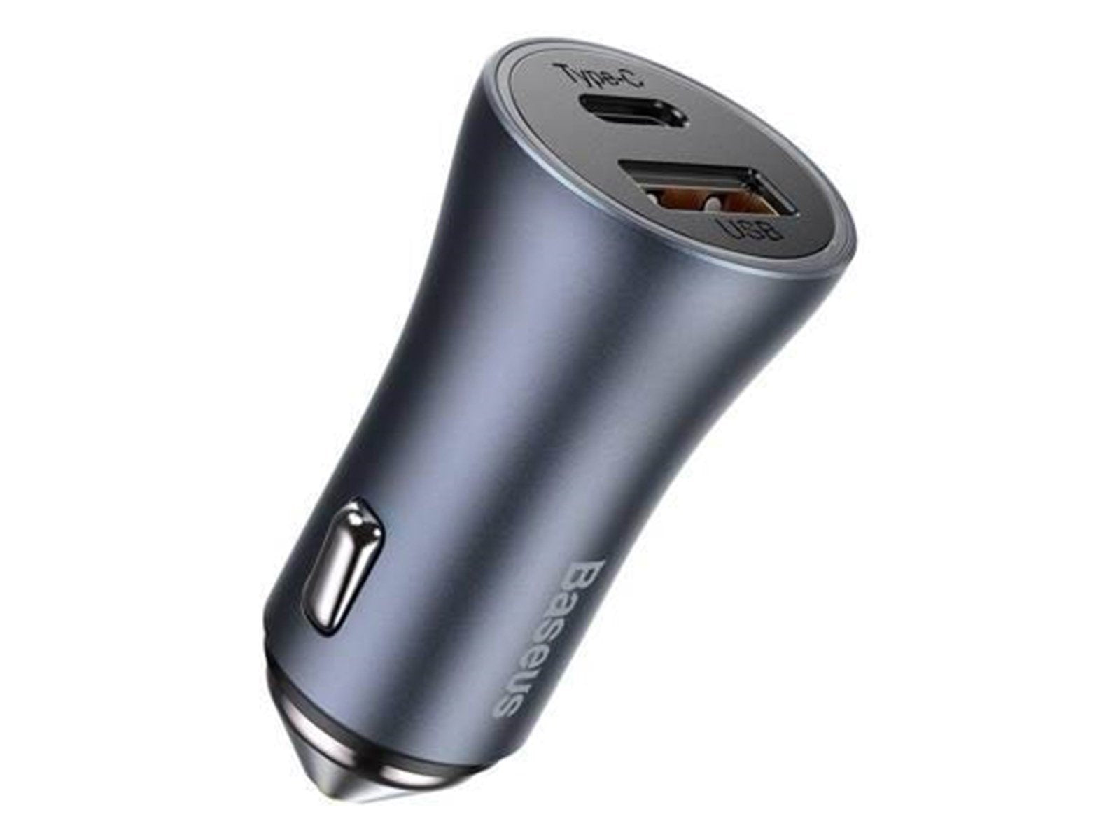 Baseus  Golden Contactor Pro car charger USB + USB-C QC4.0+ PD SCP 40W (gray)