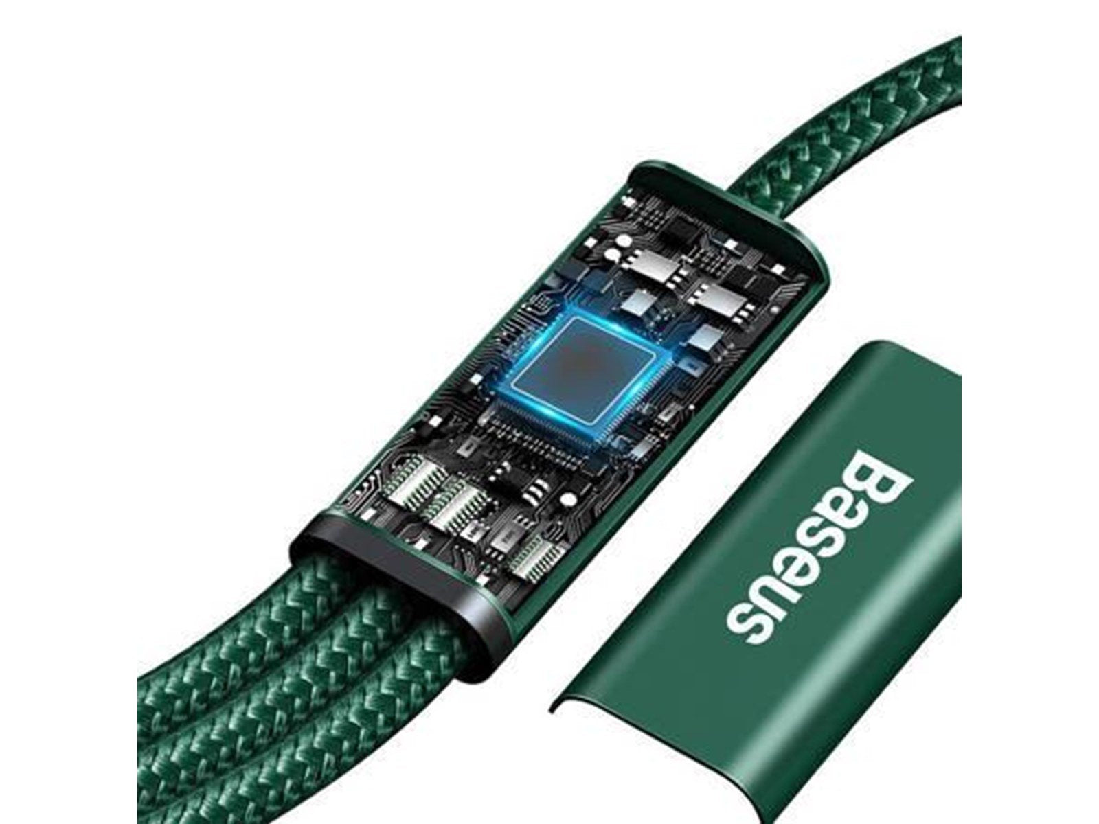 Baseus Rapid Series 3-in-1 cable USB-C For M+L+T 20W 1.5m (Green )