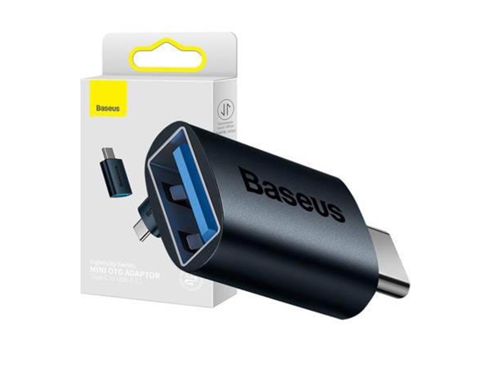 Baseus Ingenuity USB-C to USB-A adapter OTG (blue)