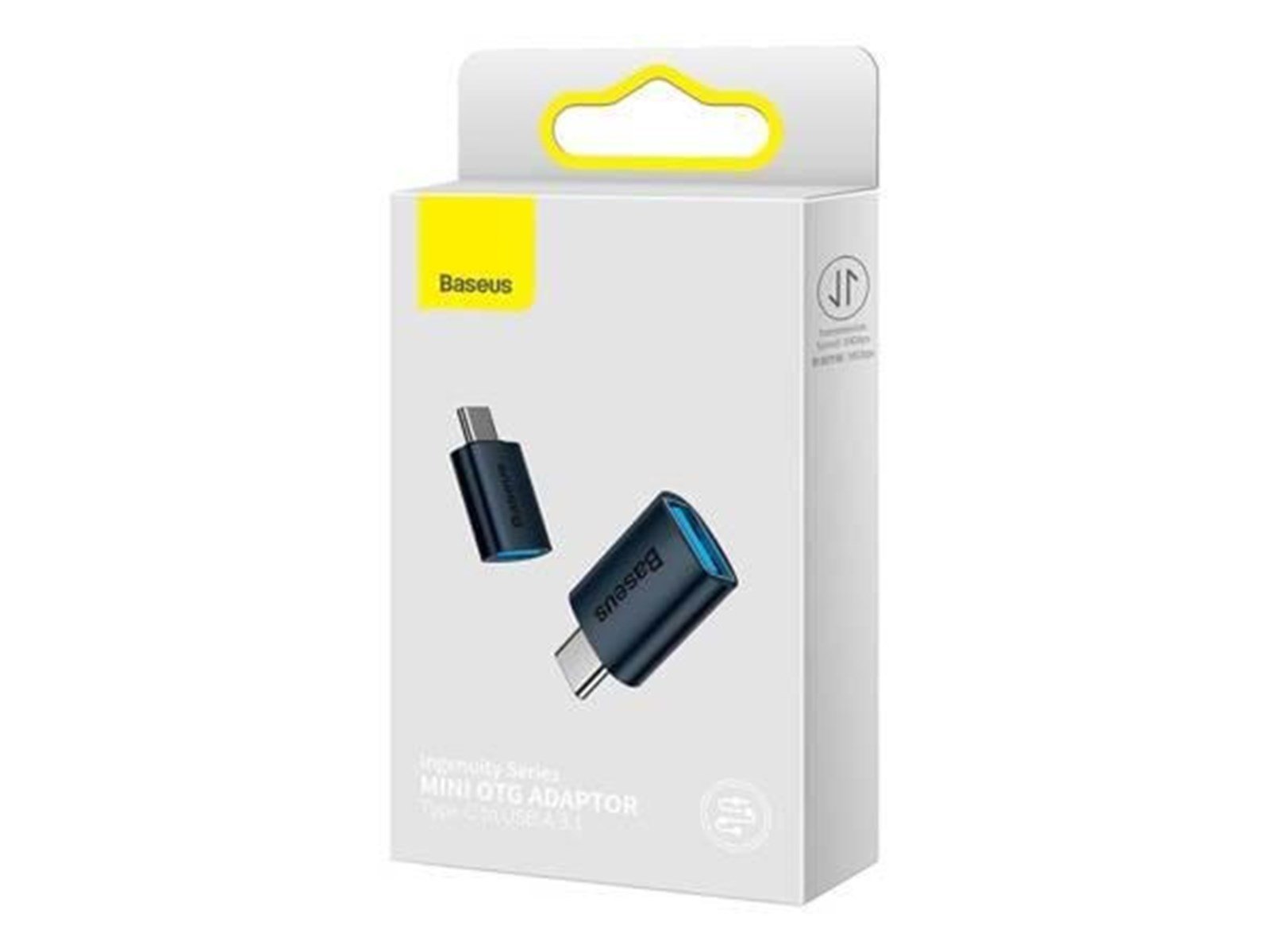 Baseus Ingenuity USB-C to USB-A adapter OTG (blue)