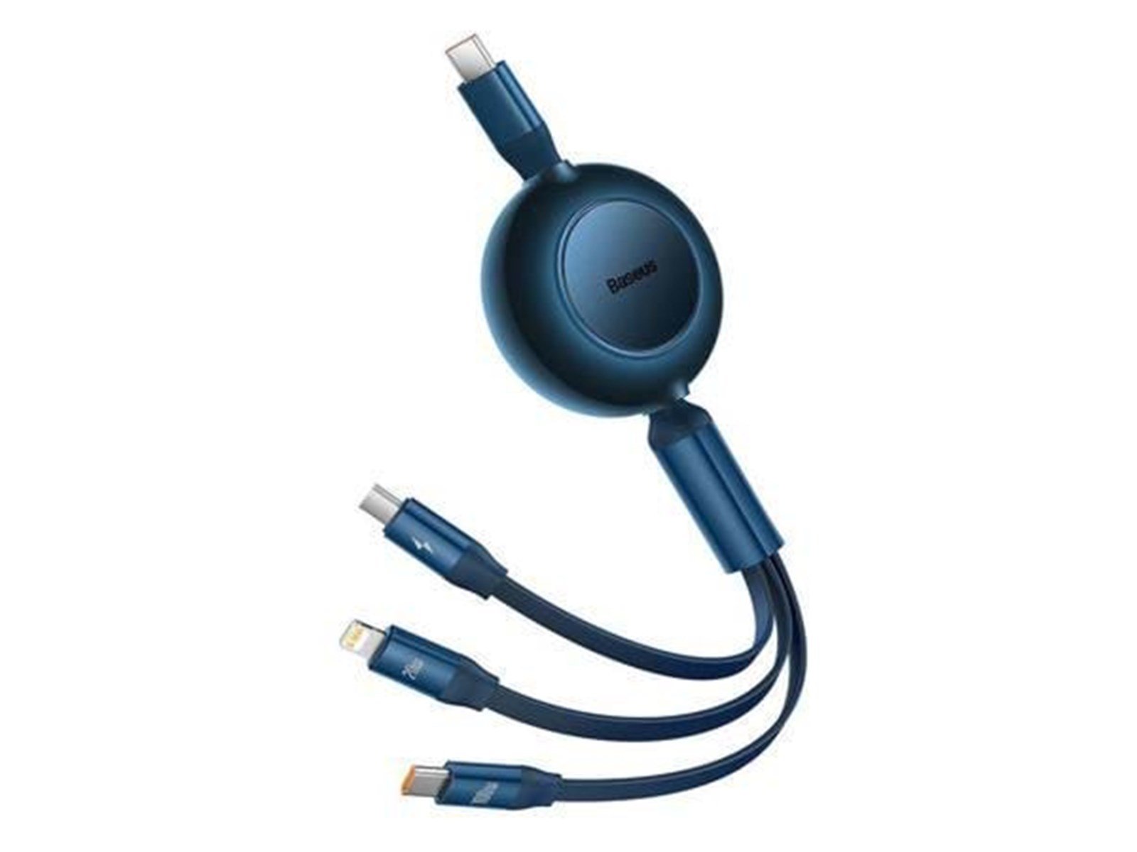 Baseus USB-C 3-in-1 cable  Bright Mirror 4 for micro USB / USB-C / Lightning 100W / 3.5A 1.1m (Blue)