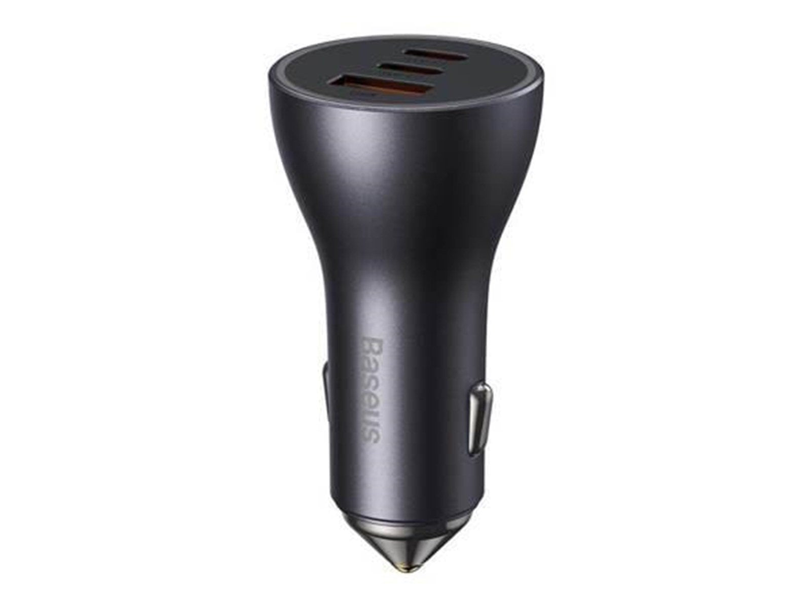 Baseus Car charger  Golden Contactor Pro 2x USB-C 1x USB 65W (grey)