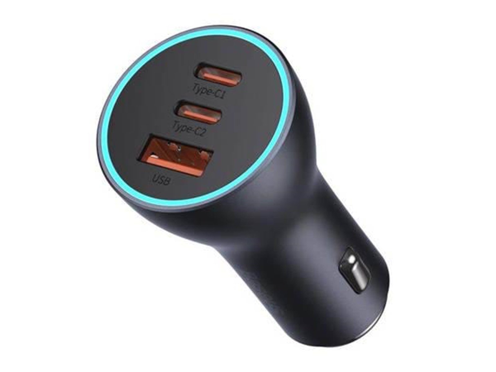 Baseus Car charger  Golden Contactor Pro 2x USB-C 1x USB 65W (grey)