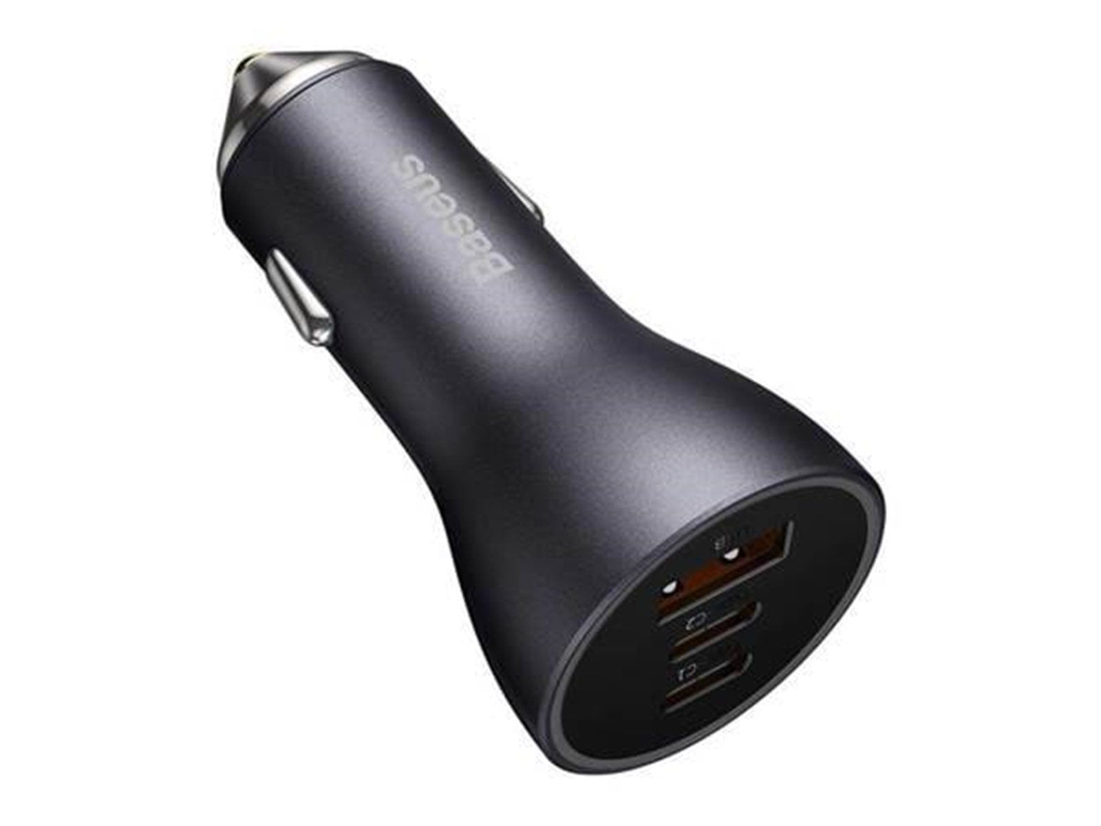 Baseus Car charger  Golden Contactor Pro 2x USB-C 1x USB 65W (grey)