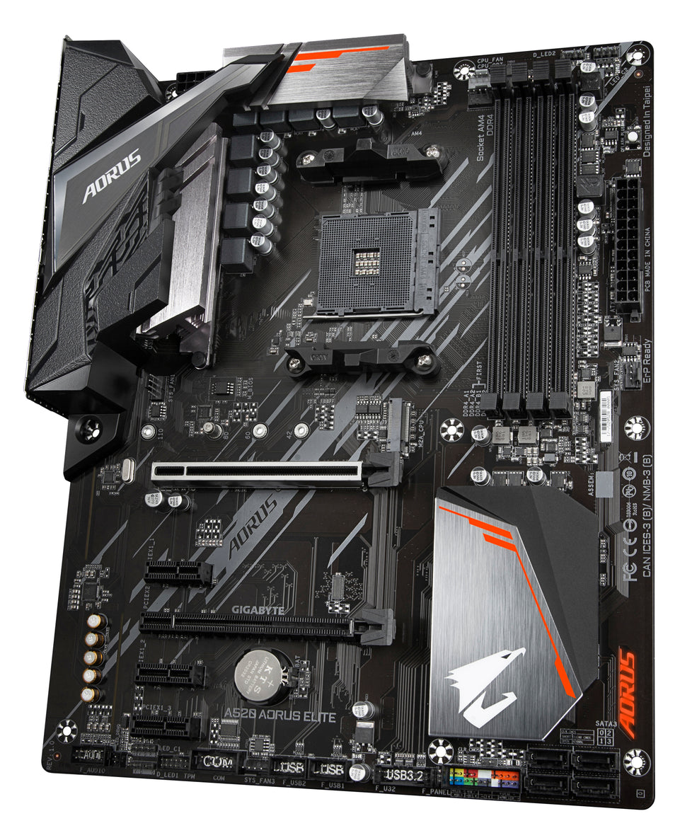 Gigabyte A520 AORUS ELITE            (A520,AM4,ATX,DDR4)