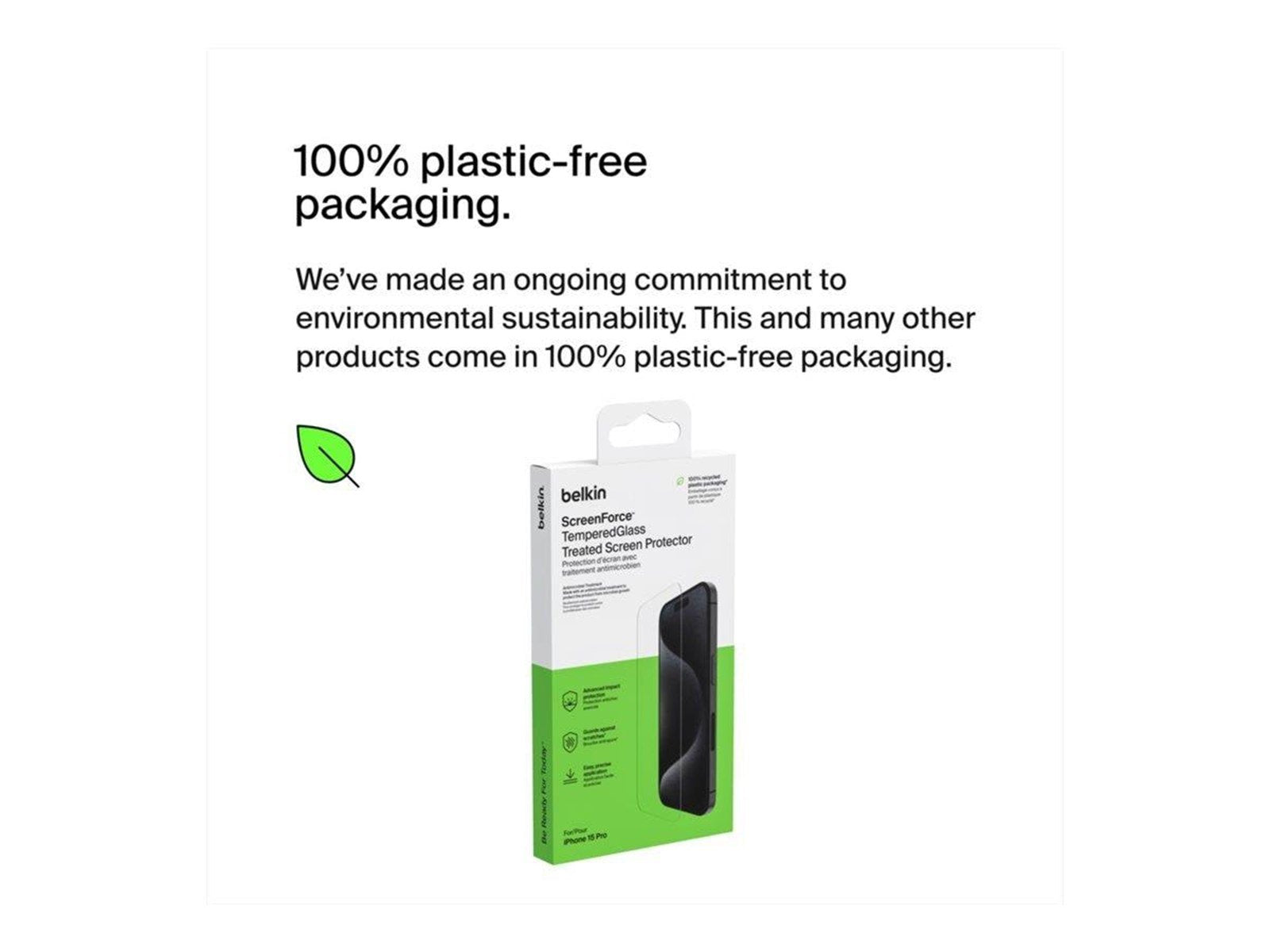 Belkin OVR GLASS EZ TRAY DEVICE C TEMPERED GLAS