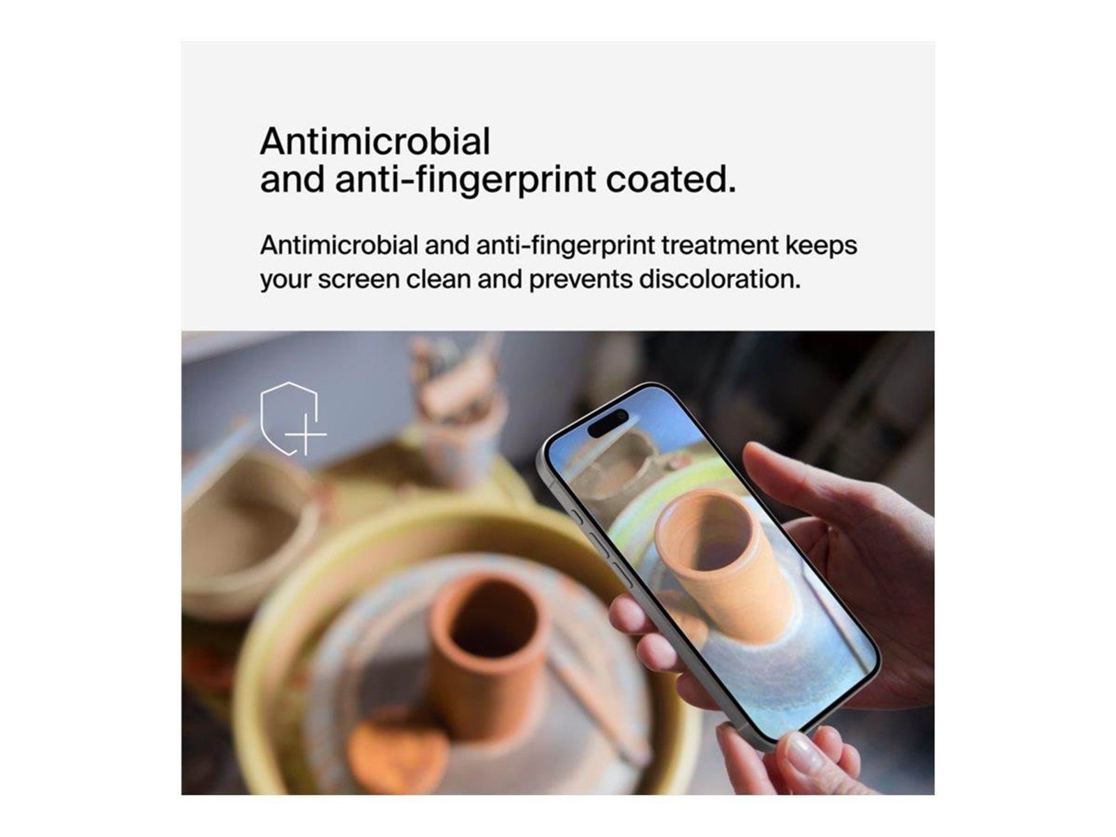 Belkin OVR GLASS EZ TRAY DEVICE C TEMPERED GLAS