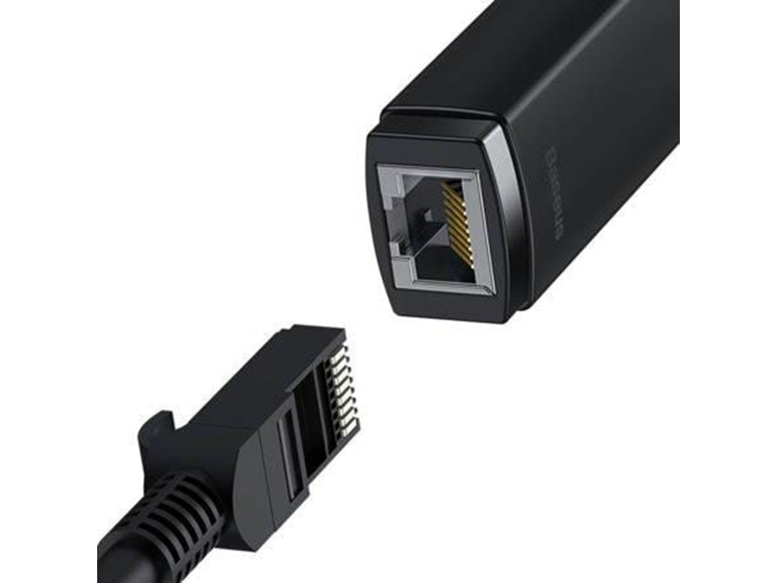 Baseus Network adapter Lite Series USB to RJ45 (black) - Schwarz