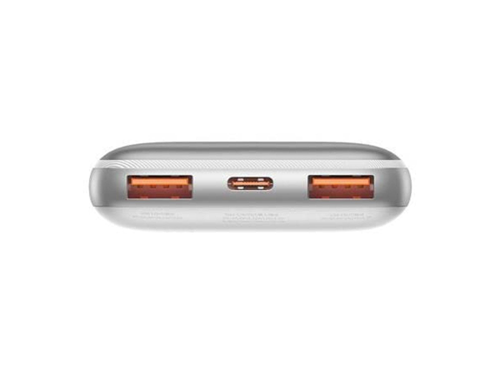 Baseus Powerbank Bipow Pro 10000mAh 2xUSB USB-C 20W (white) Powerbank (Akku) - Weiß - 10000 mAh