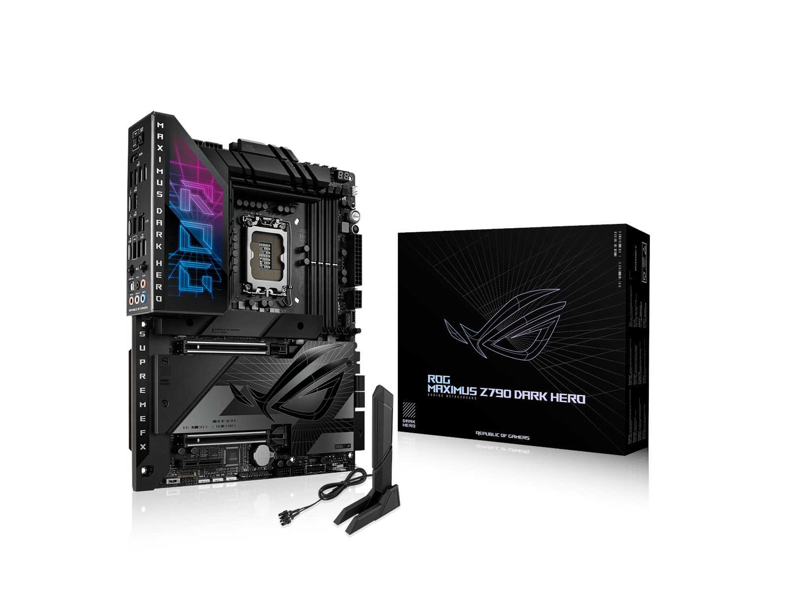 ASUS ROG MAXIMUS Z790 DARK HERO Mainboard - Intel Z790 - Intel LGA1700 socket - DDR5 RAM - ATX