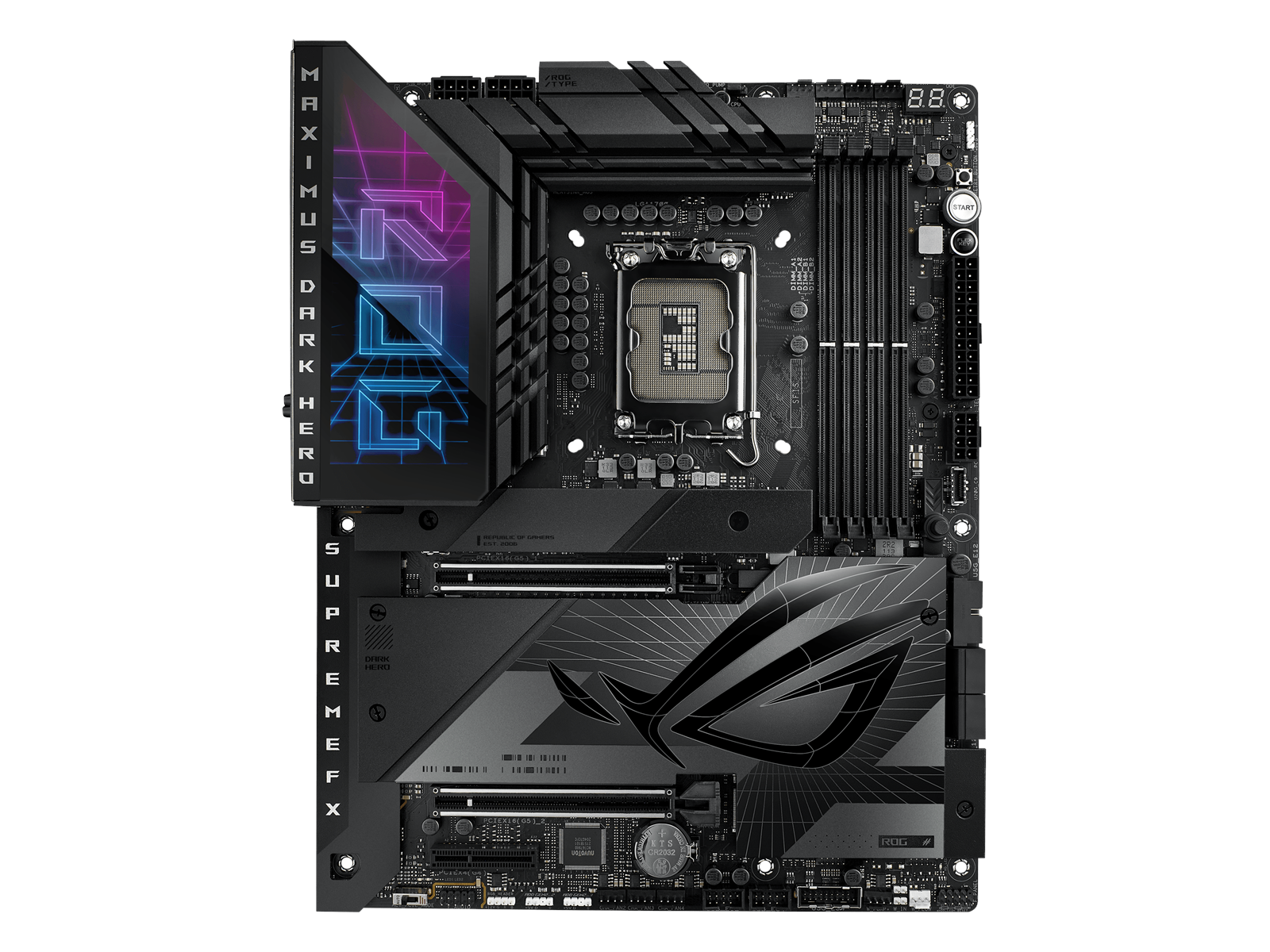 ASUS ROG MAXIMUS Z790 DARK HERO Mainboard - Intel Z790 - Intel LGA1700 socket - DDR5 RAM - ATX