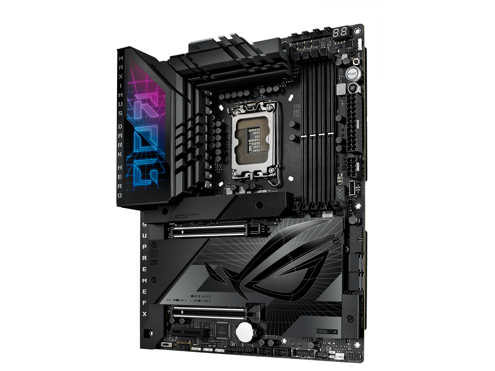 ASUS ROG MAXIMUS Z790 DARK HERO Mainboard - Intel Z790 - Intel LGA1700 socket - DDR5 RAM - ATX