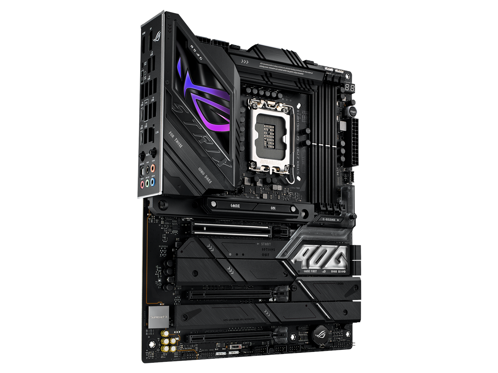 ASUS ROG STRIX Z790-E GAMING WIFI II Mainboard - Intel Z790 - Intel LGA1700 socket - DDR5 RAM - ATX