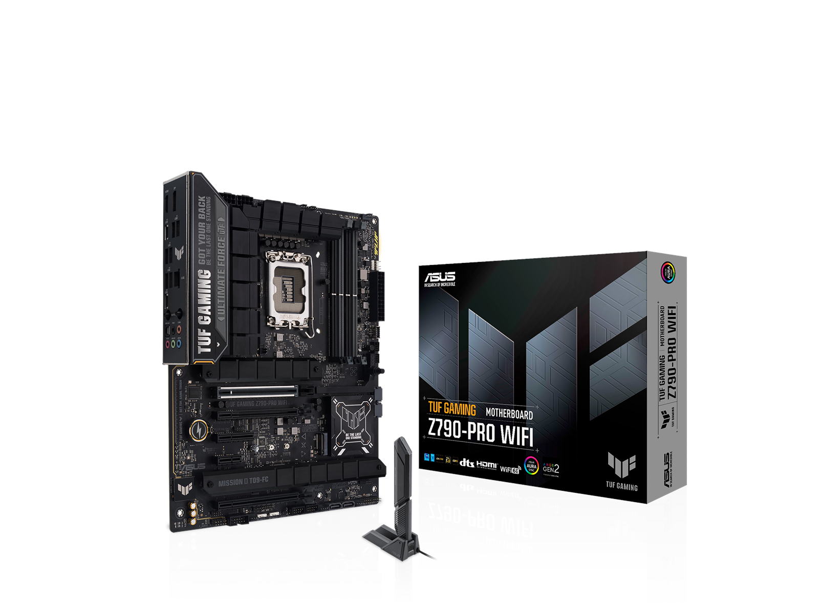 ASUS TUF GAMING Z790-PRO WIFI Mainboard - Intel Z790 - Intel LGA1700 socket - DDR5 RAM - ATX
