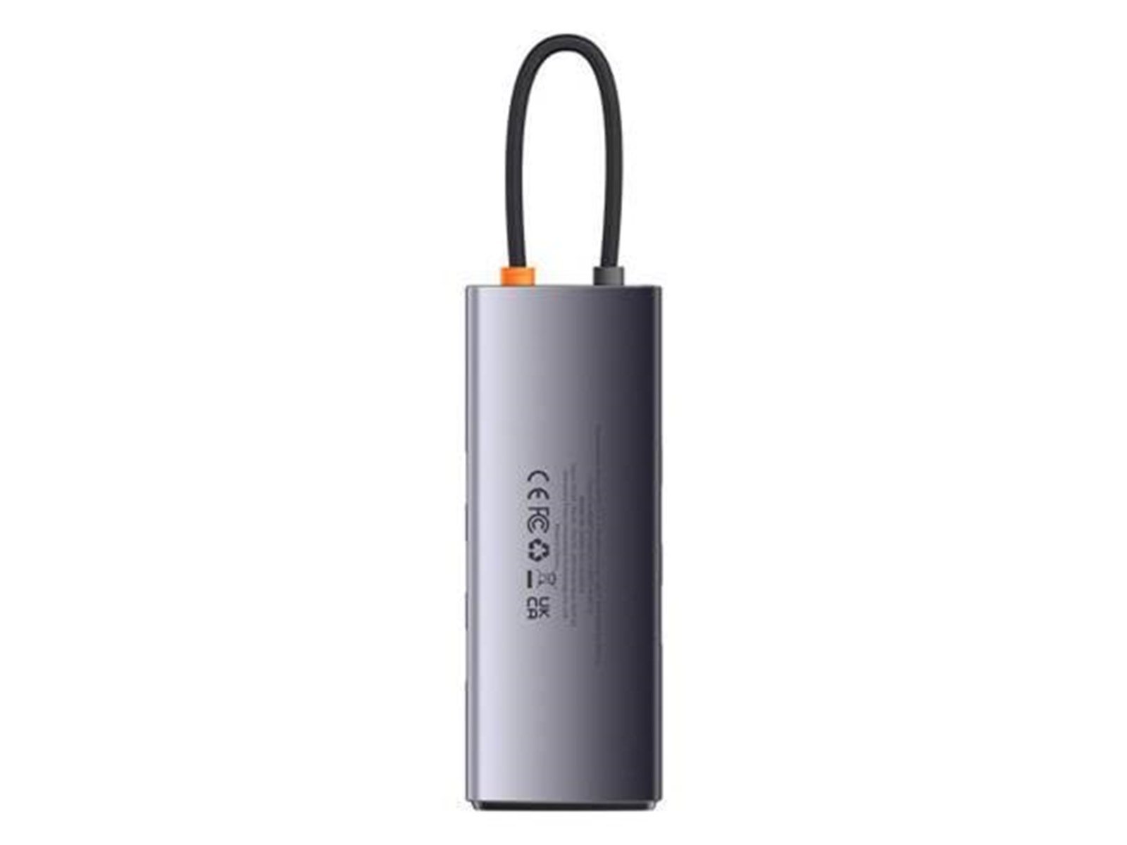 Baseus Hub 7in1 Metal Gleam Series USB-C to 3x USB 3.0 + 2x HDMI + USB-C PD + Ethernet RJ45 USB-Hubs - USB 3.0 - 7 - Grau