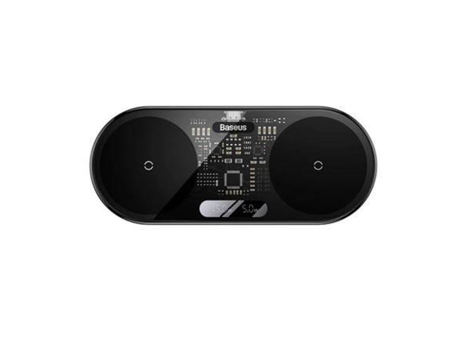 Baseus Dual Qi wireless charger  Digital LED Display 20W