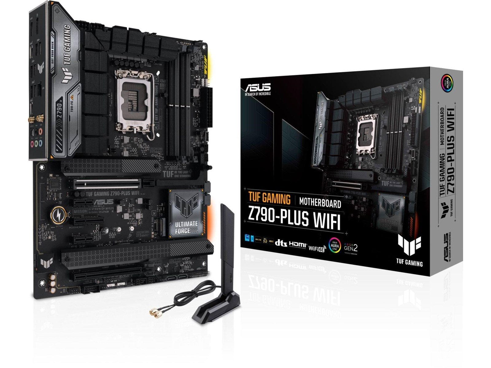 ASUS TUF GAMING Z790-PLUS WIFI (V2) Mainboard - Intel Z790 - Intel LGA1700 socket - DDR5 RAM - ATX