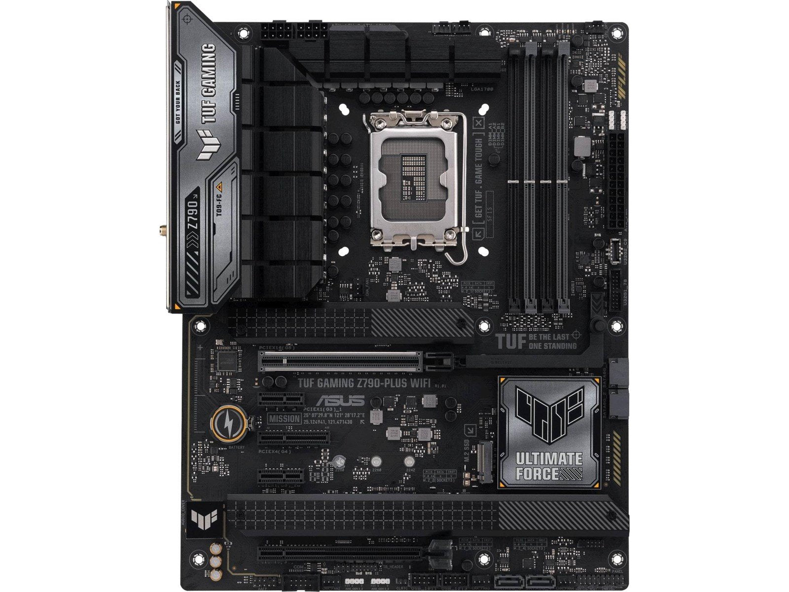 ASUS TUF GAMING Z790-PLUS WIFI (V2) Mainboard - Intel Z790 - Intel LGA1700 socket - DDR5 RAM - ATX
