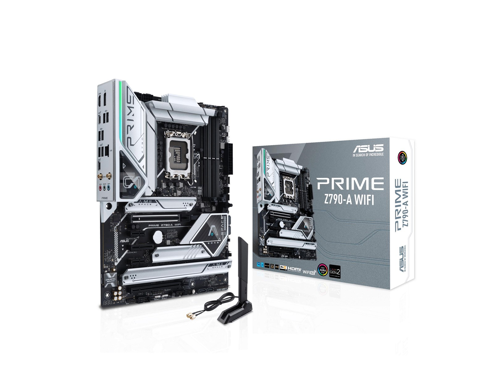 ASUS PRIME Z790-A WIFI (V2) Mainboard - Intel Z790 - Intel LGA1700 socket - DDR5 RAM - ATX