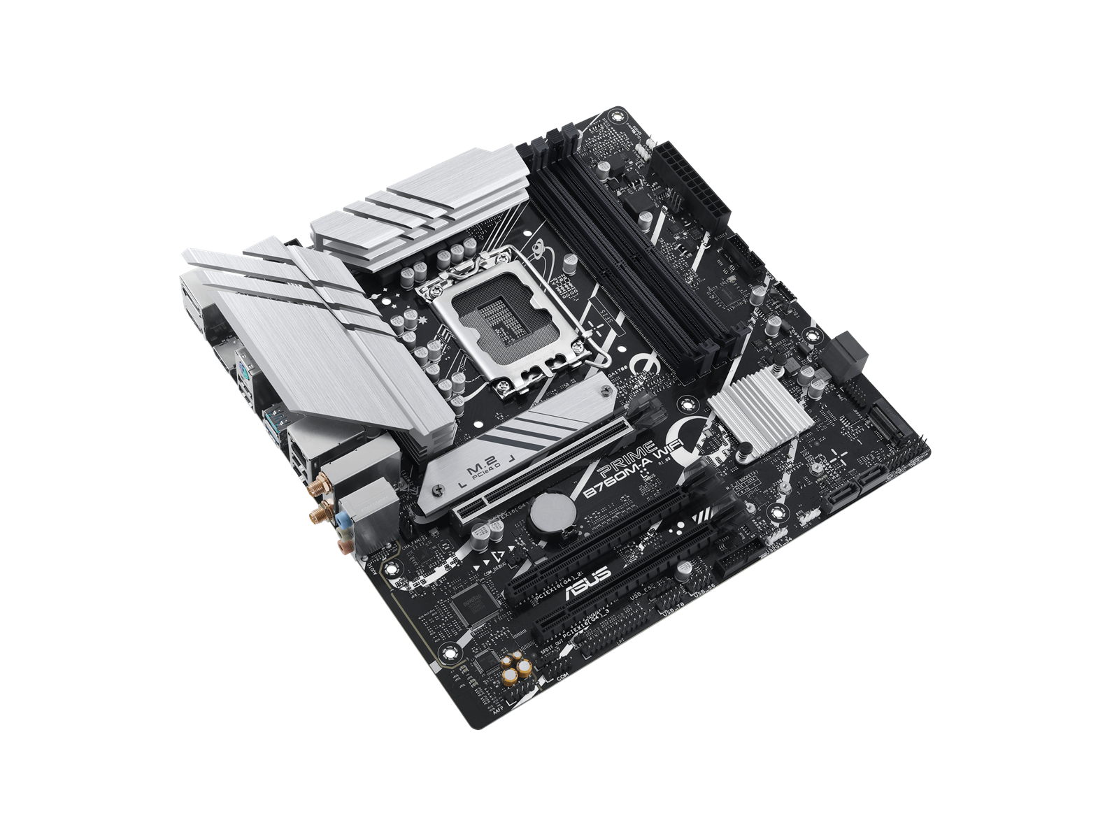 ASUS PRIME B760M-A WIFI (V2) Mainboard - Intel B760 - Intel LGA1700 socket - DDR5 RAM - Micro-ATX