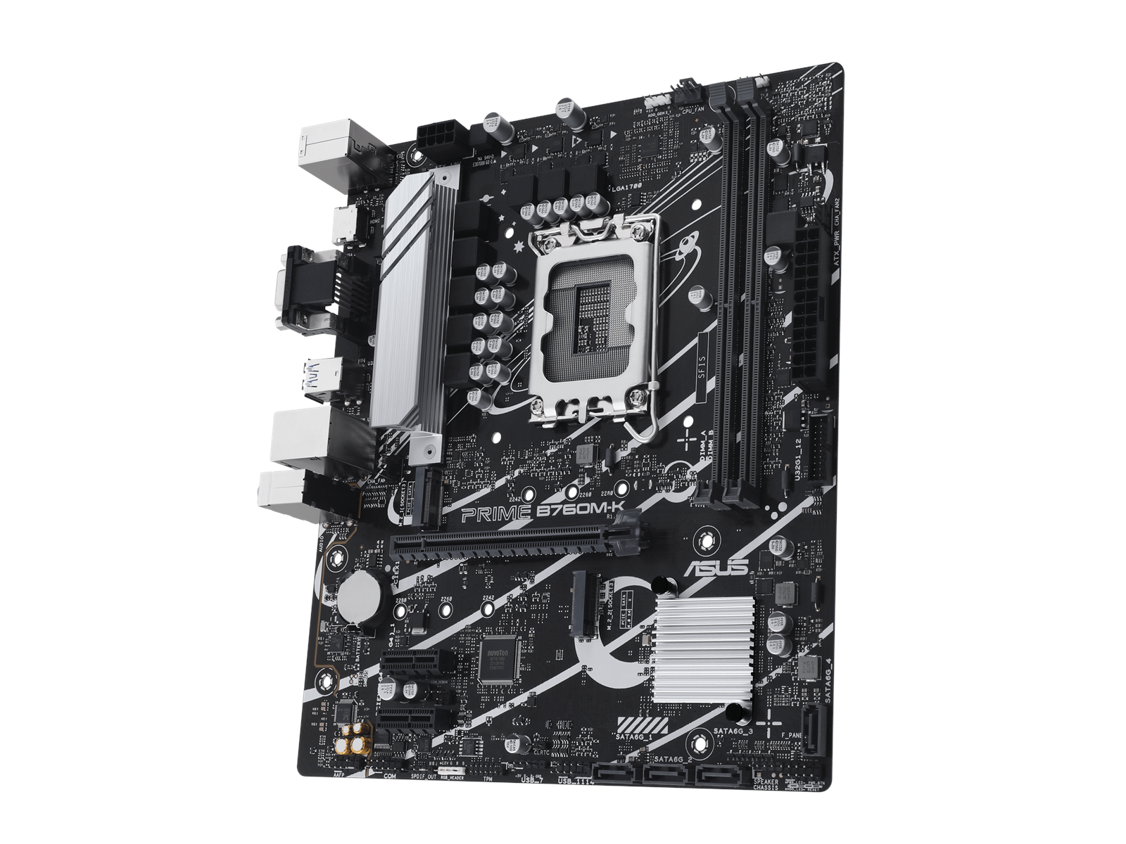 ASUS PRIME B760M-K (V2) Mainboard - Intel B760 - Intel LGA1700 socket - DDR5 RAM - Micro-ATX