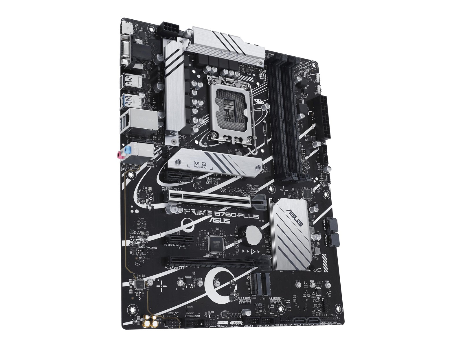 ASUS PRIME B760-PLUS (V2) Mainboard - Intel B760 - Intel LGA1700 socket - DDR5 RAM - ATX