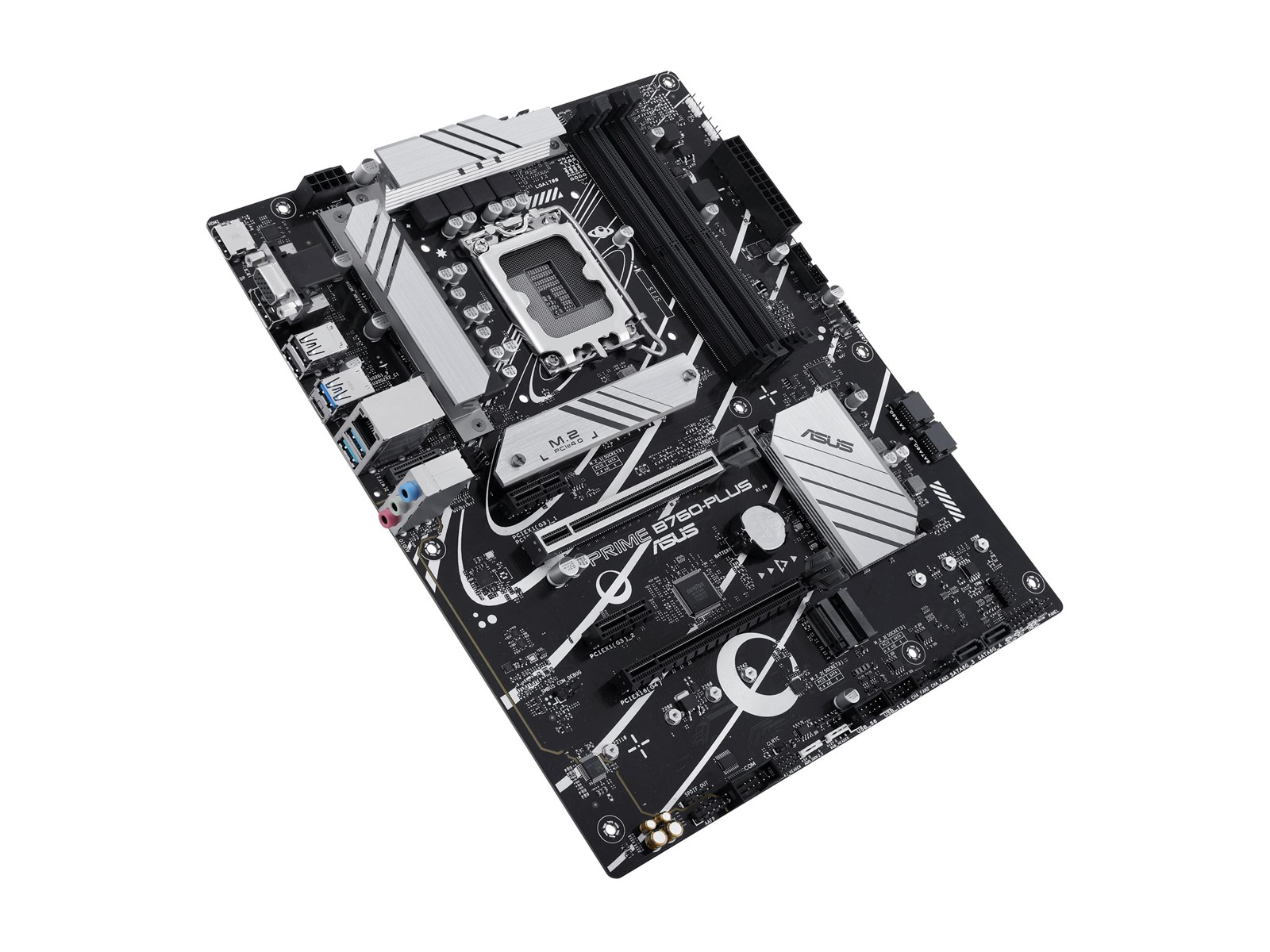 ASUS PRIME B760-PLUS (V2) Mainboard - Intel B760 - Intel LGA1700 socket - DDR5 RAM - ATX